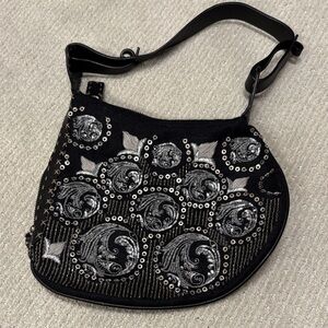 Fendi Embellished Oyster Bag - LIKE NEW